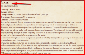 Gate D&D 5th Edition - D&D 5e Character Sheets