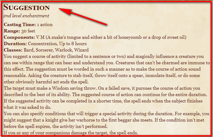 Suggestion 5e