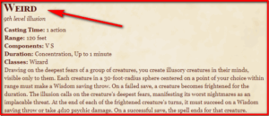 Weird D&D 5th Edition - D&D 5e Character Sheets