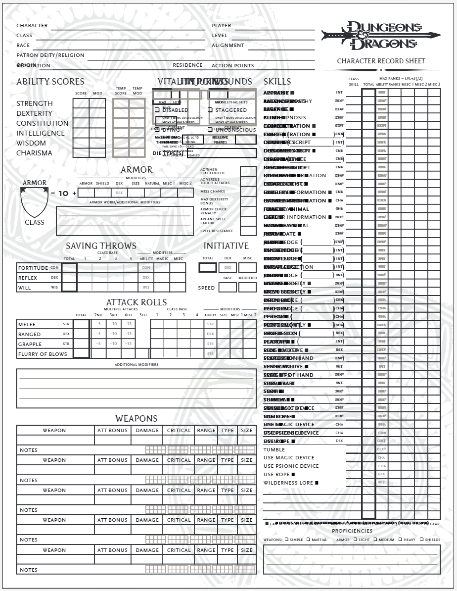 Dnd Character Sheet Generator Order Discounted Brunofuga adv br Dnd Character Sheet Generator Order Discounted Brunofuga adv br